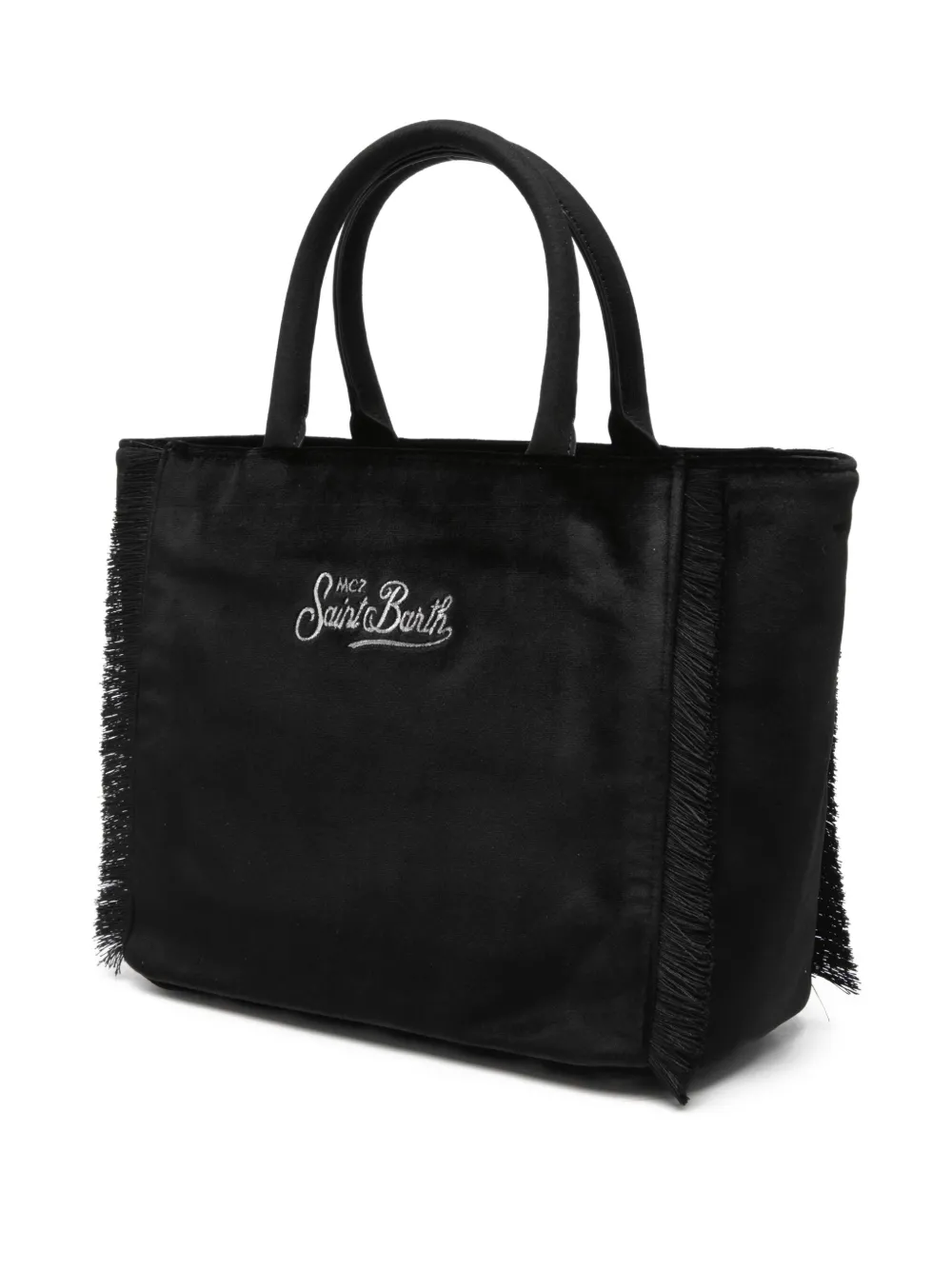 MC2 Saint Barth fringe-trim tote bag - Zwart
