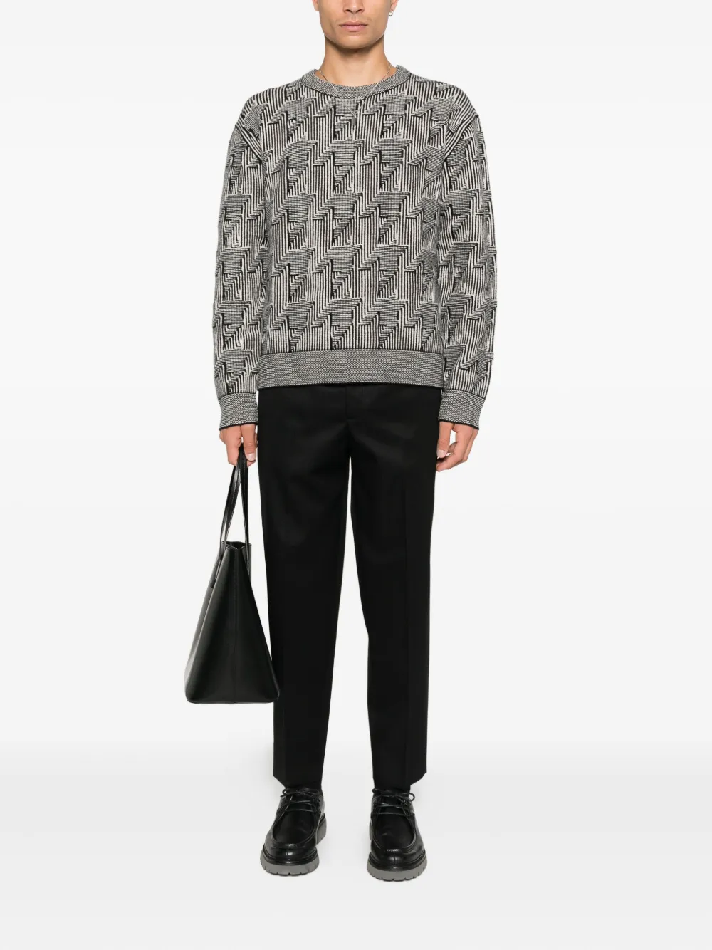Paul Smith Geometric Pattern Knitwear | Knitted Sweaters | Image 2