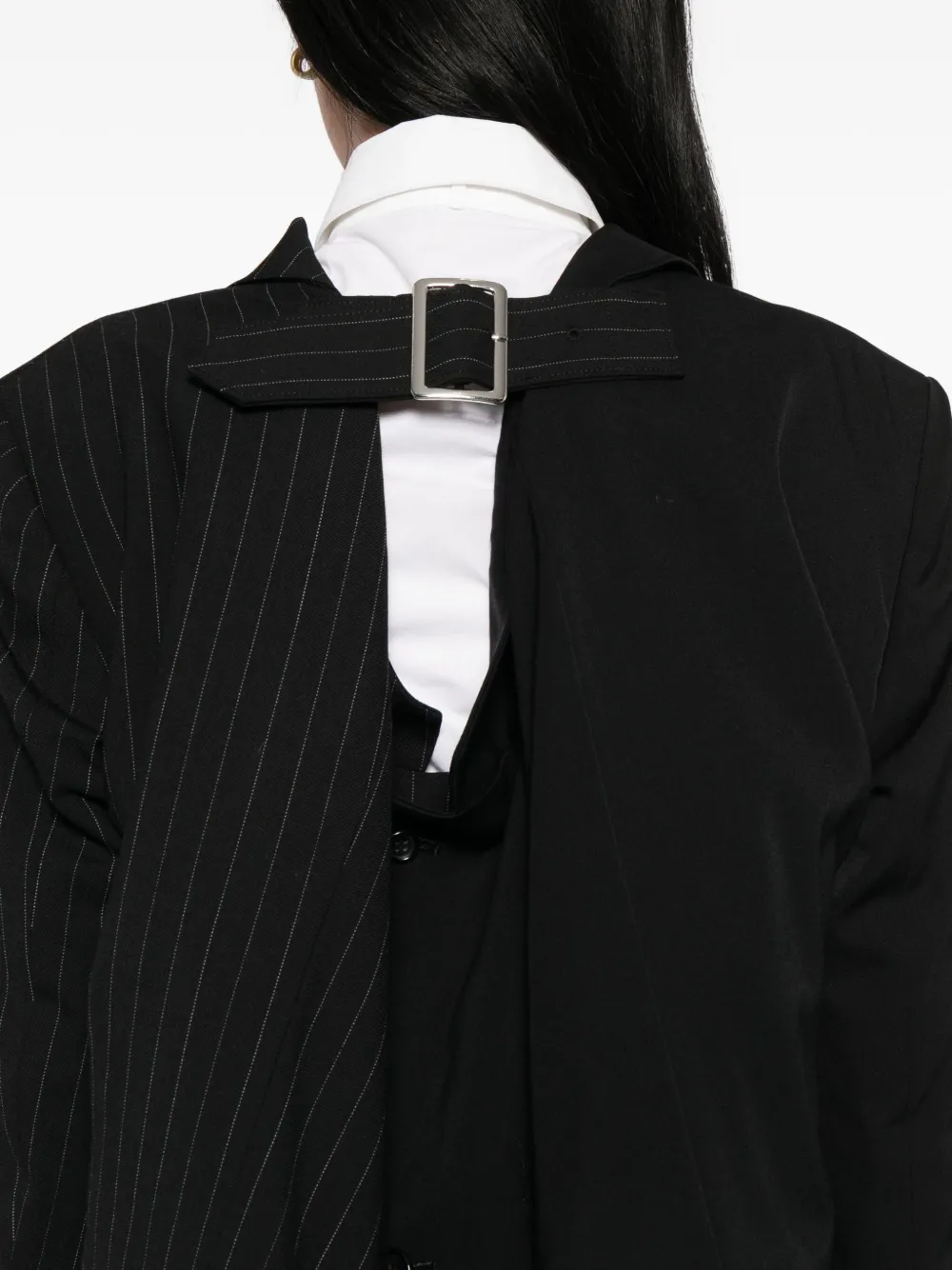 Comme Des Garçons Asymmetrische blazer Zwart