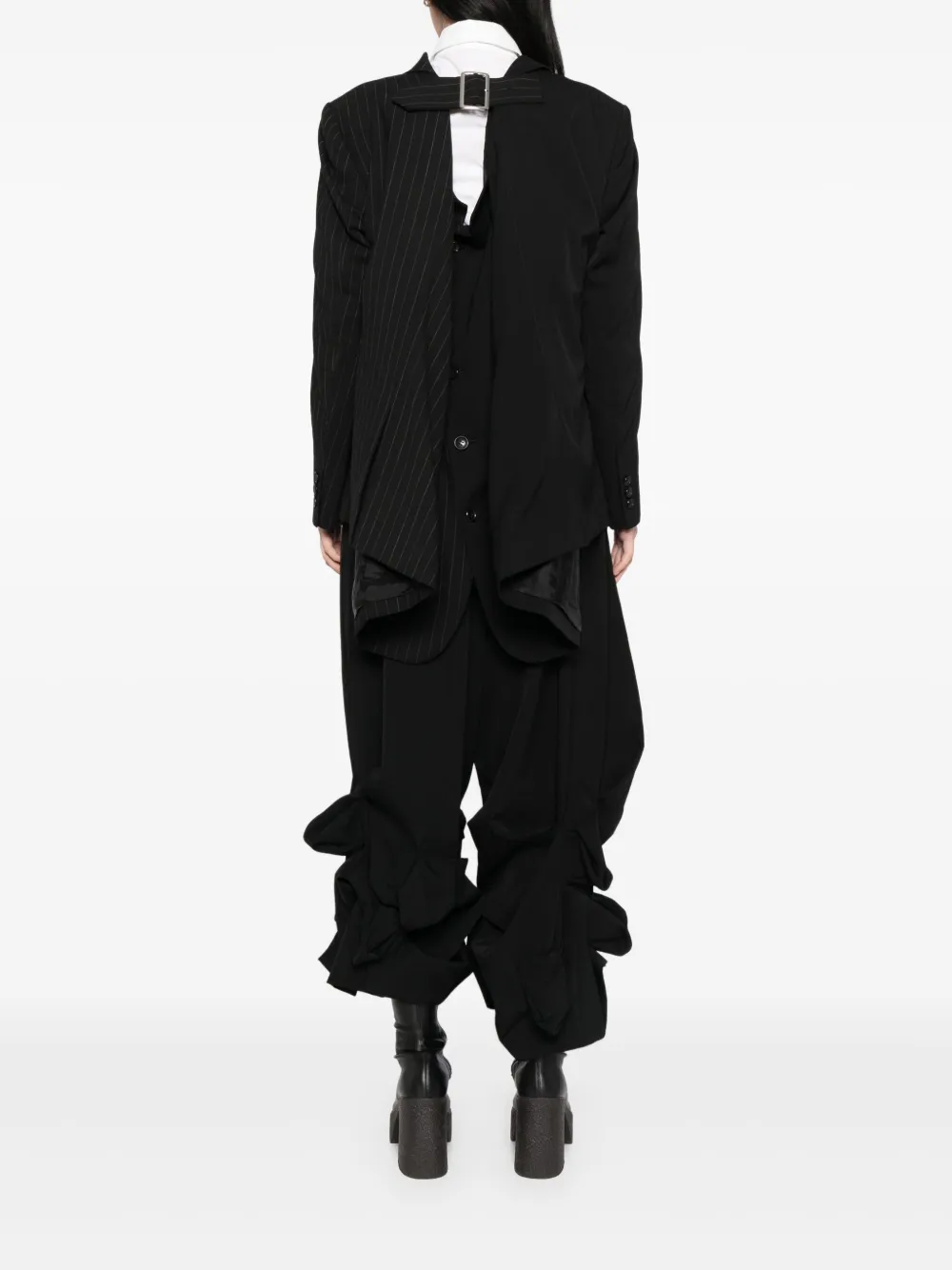 Comme Des Garçons Asymmetrische blazer Zwart