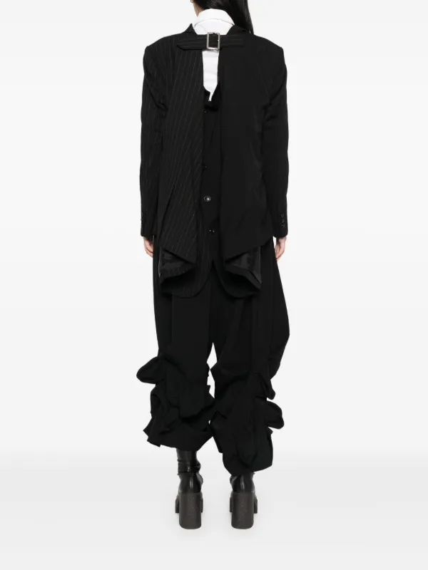 BLACK COMME des GARÇONS アシンメトリージャケット S Comme Des Garçons アシンメトリー ジャケット | ブラック | FARFETCH JP