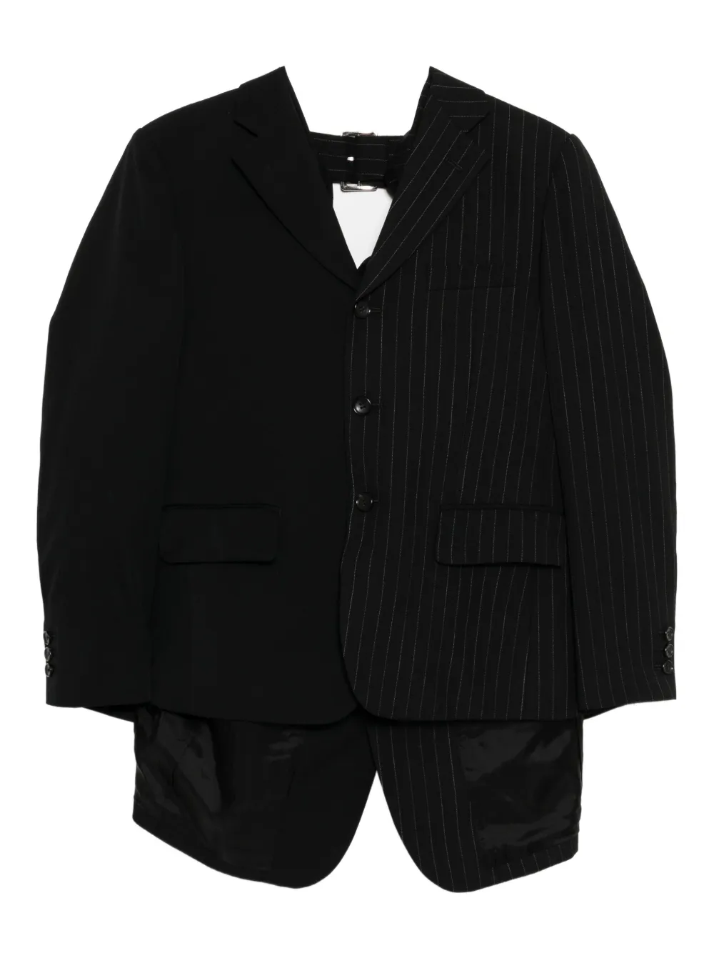 Comme Des Garçons Asymmetric Blazer In Black
