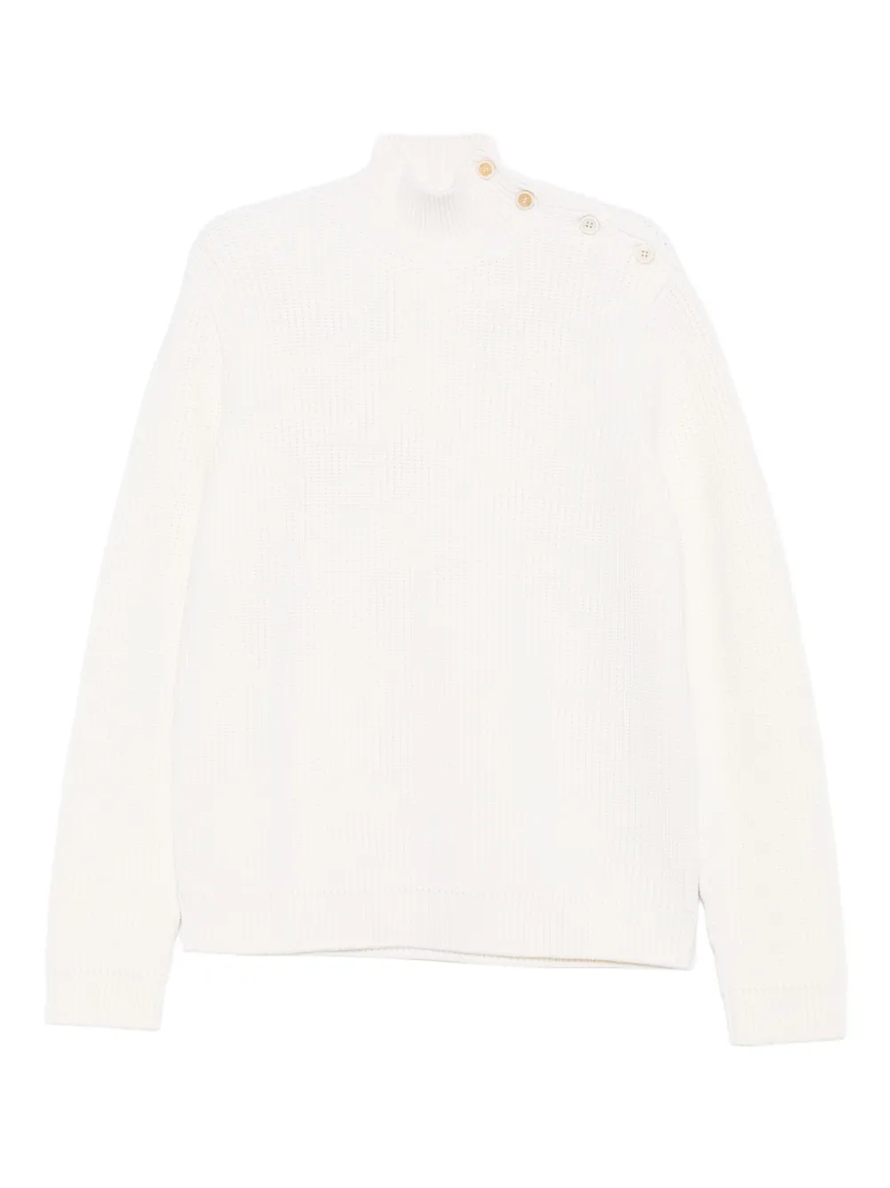Prada buttoned high-neck sweater | White | Image 1