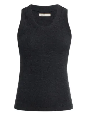 Jil Sander Vネック タンクトップ | ブラック | FARFETCH JP