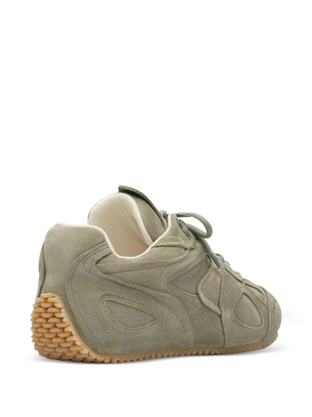 Axel Arigato Slow Runner sneakers met suède vlakken Groen