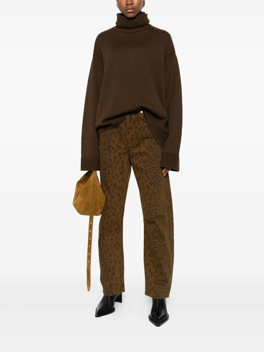 Citizens of Humanity cheetah-print jeans - Bruin