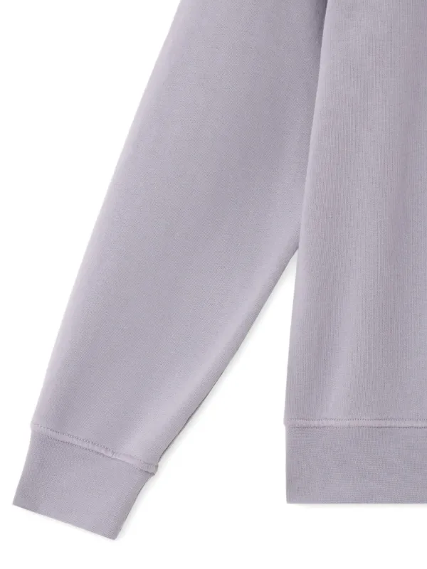 Stone Island Junior half-zip Badge Sweatshirt | Purple | FARFETCH