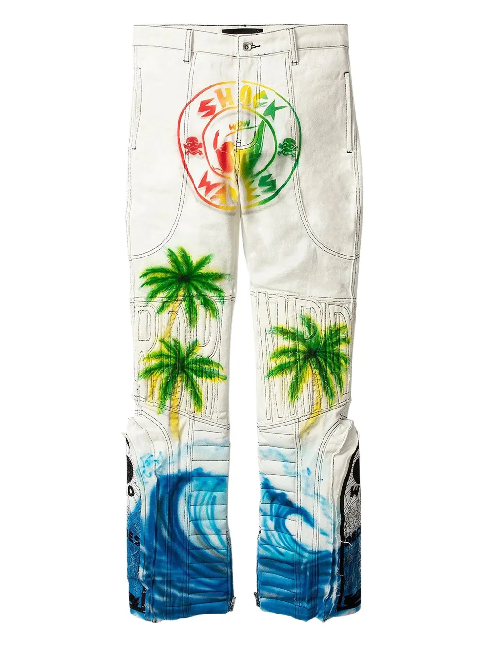 Who Decides War Bridgetown Mrdr Jeans In White