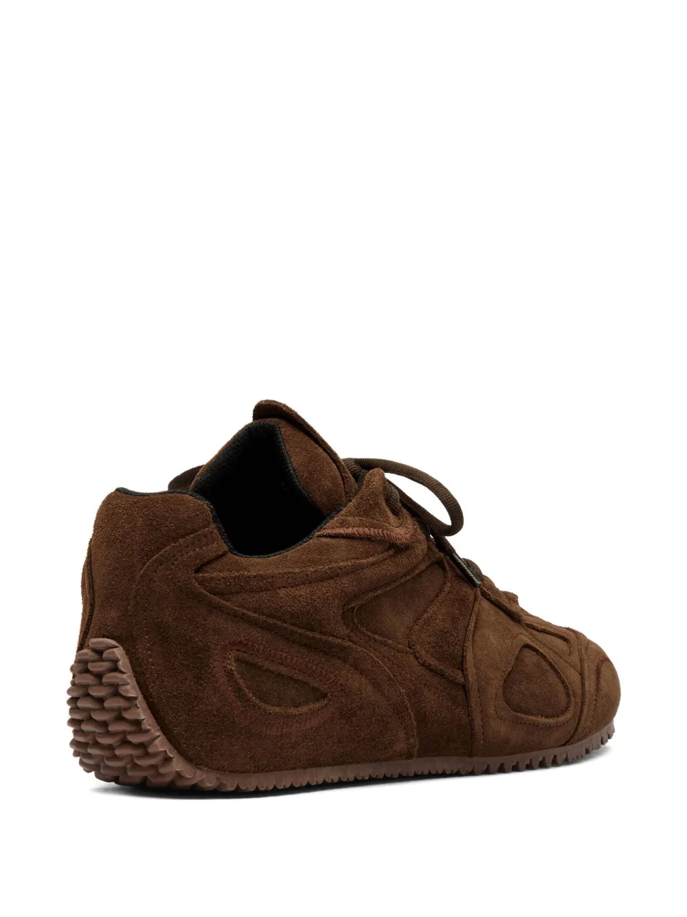 Axel Arigato Slow Runner gelaagde suède sneakers Bruin