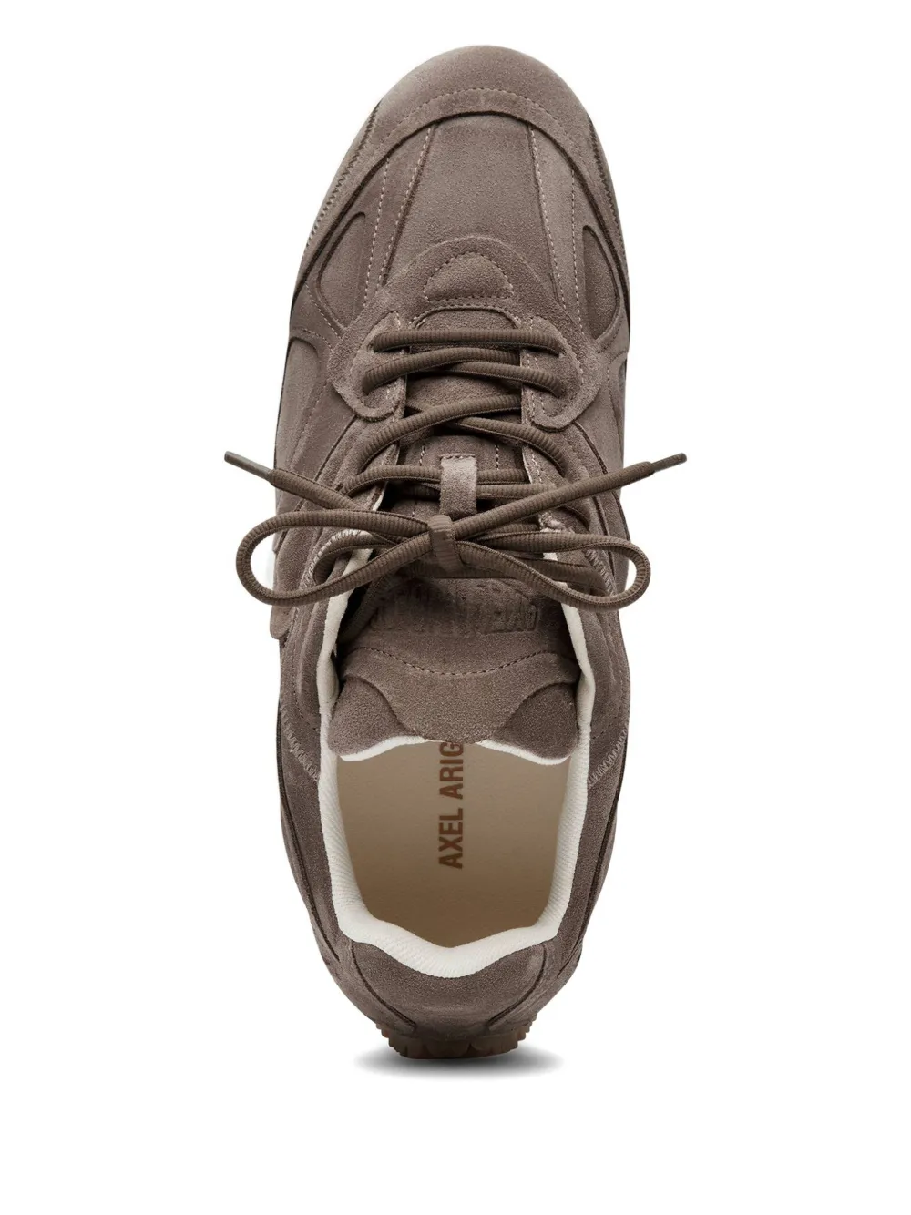 Axel Arigato Slow Runner sneakers met suède vlakken Bruin