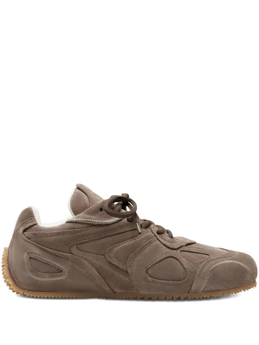 Axel Arigato Slow Runner Layered Suede Sneakers In Brown