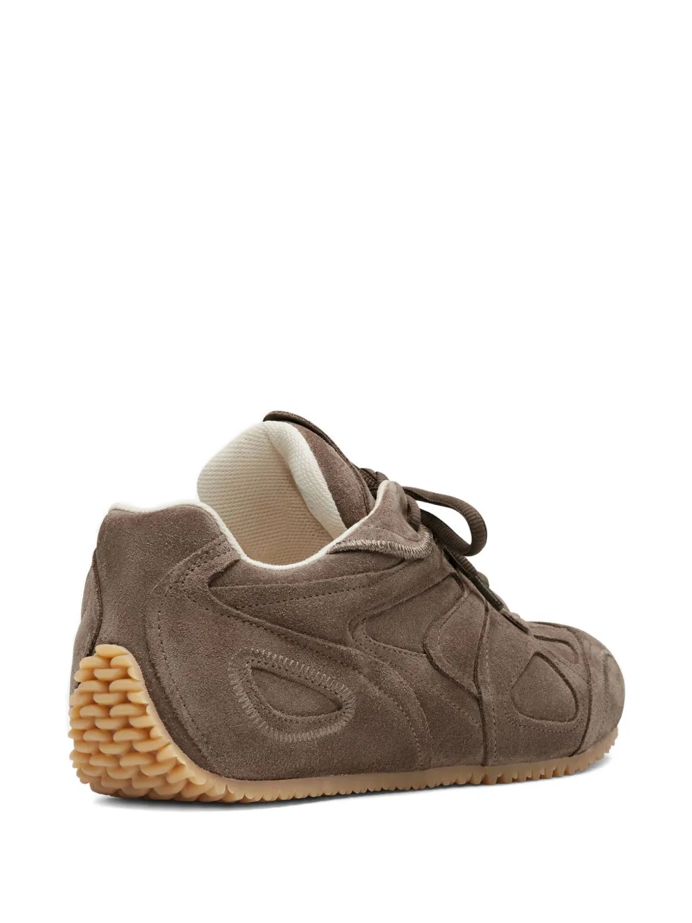 Axel Arigato Slow Runner Layered Suede Sneakers In Brown