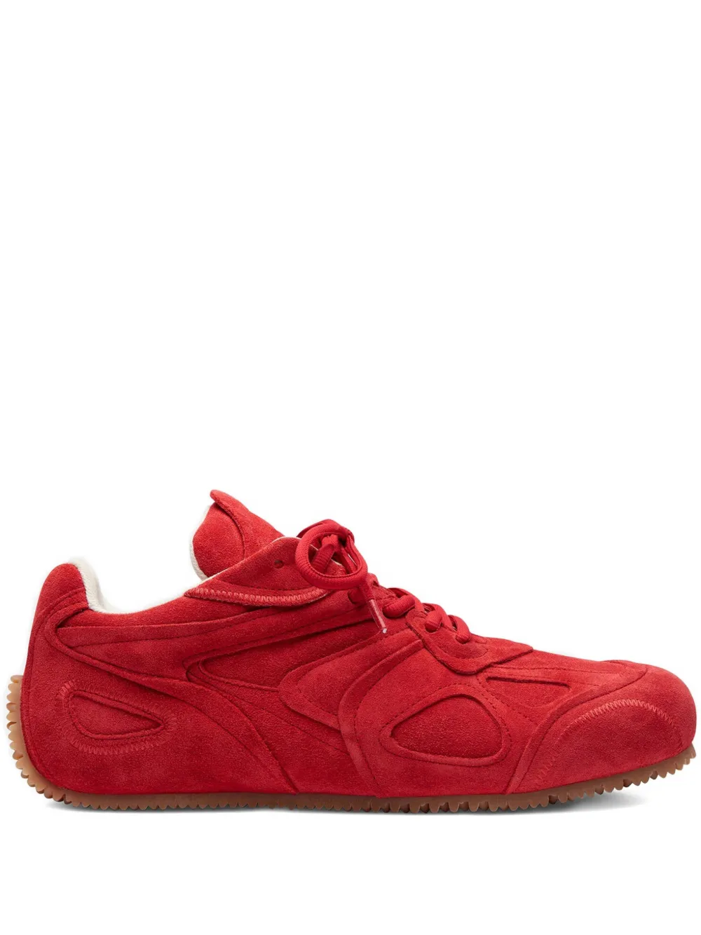Axel Arigato Slow Runner gelaagde suède sneakers Rood