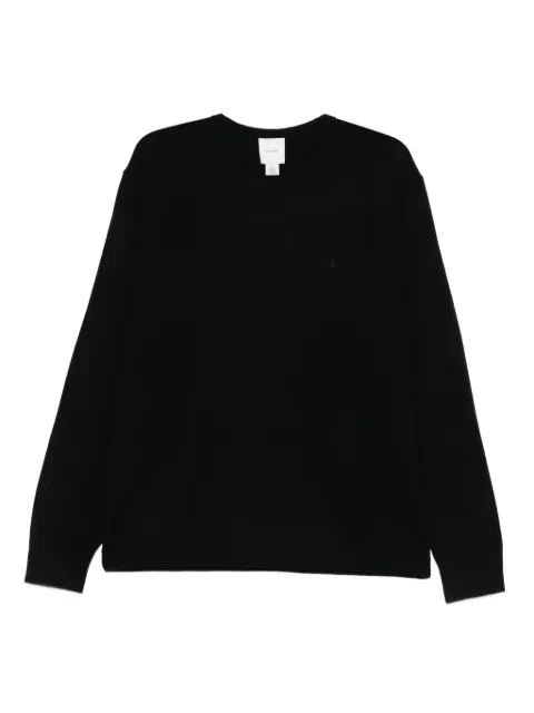 Calvin Klein logo-embroidered jumper
