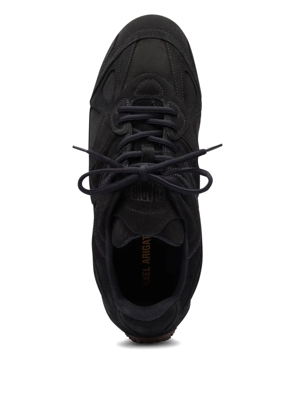 Axel Arigato Slow Runner sneakers met suède vlakken Zwart