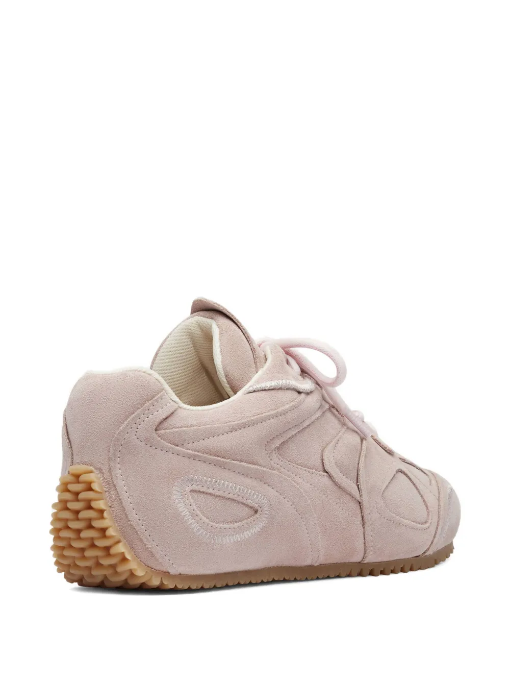 Axel Arigato Slow Runner Layered Suede Sneakers In Pink
