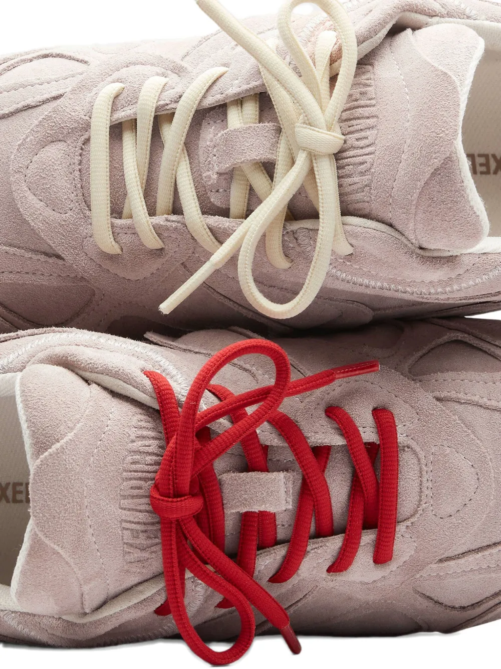 Axel Arigato Slow Runner Layered Suede Sneakers In Pink