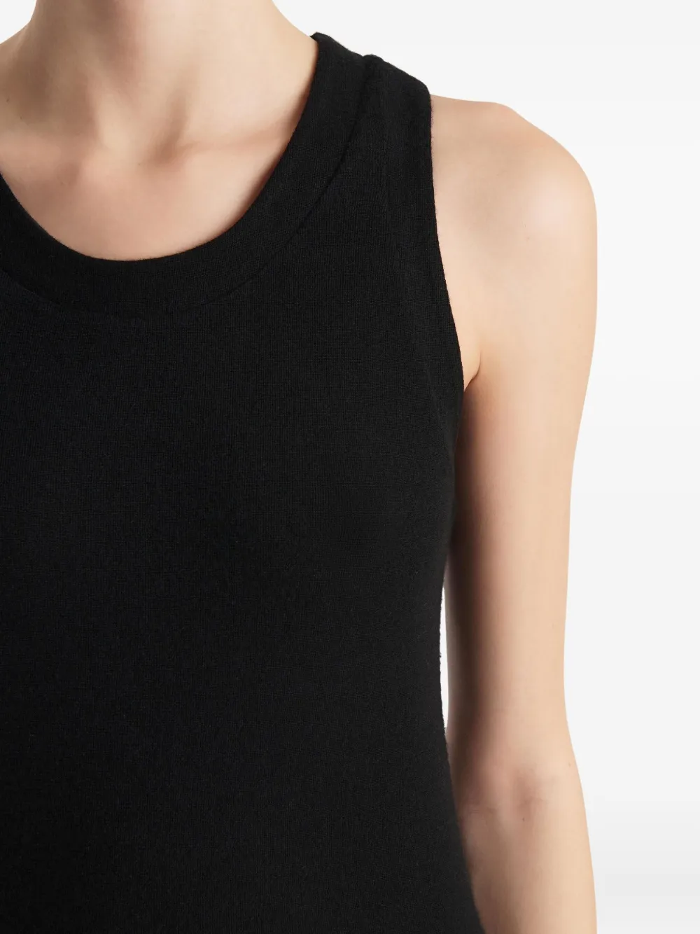 KHAITE Mouwloze top Zwart