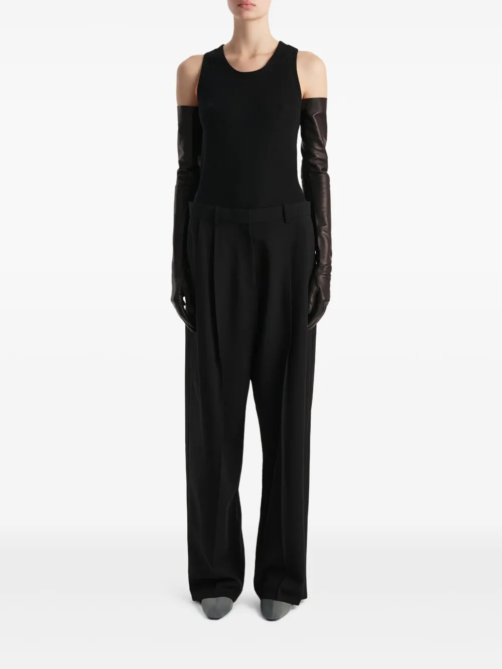 KHAITE Mouwloze top Zwart