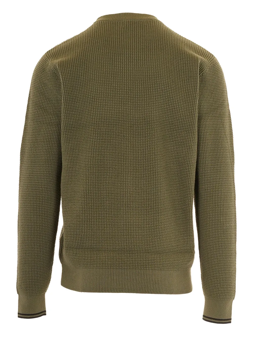 Fred Perry Trui met logodetail en textuur - Groen