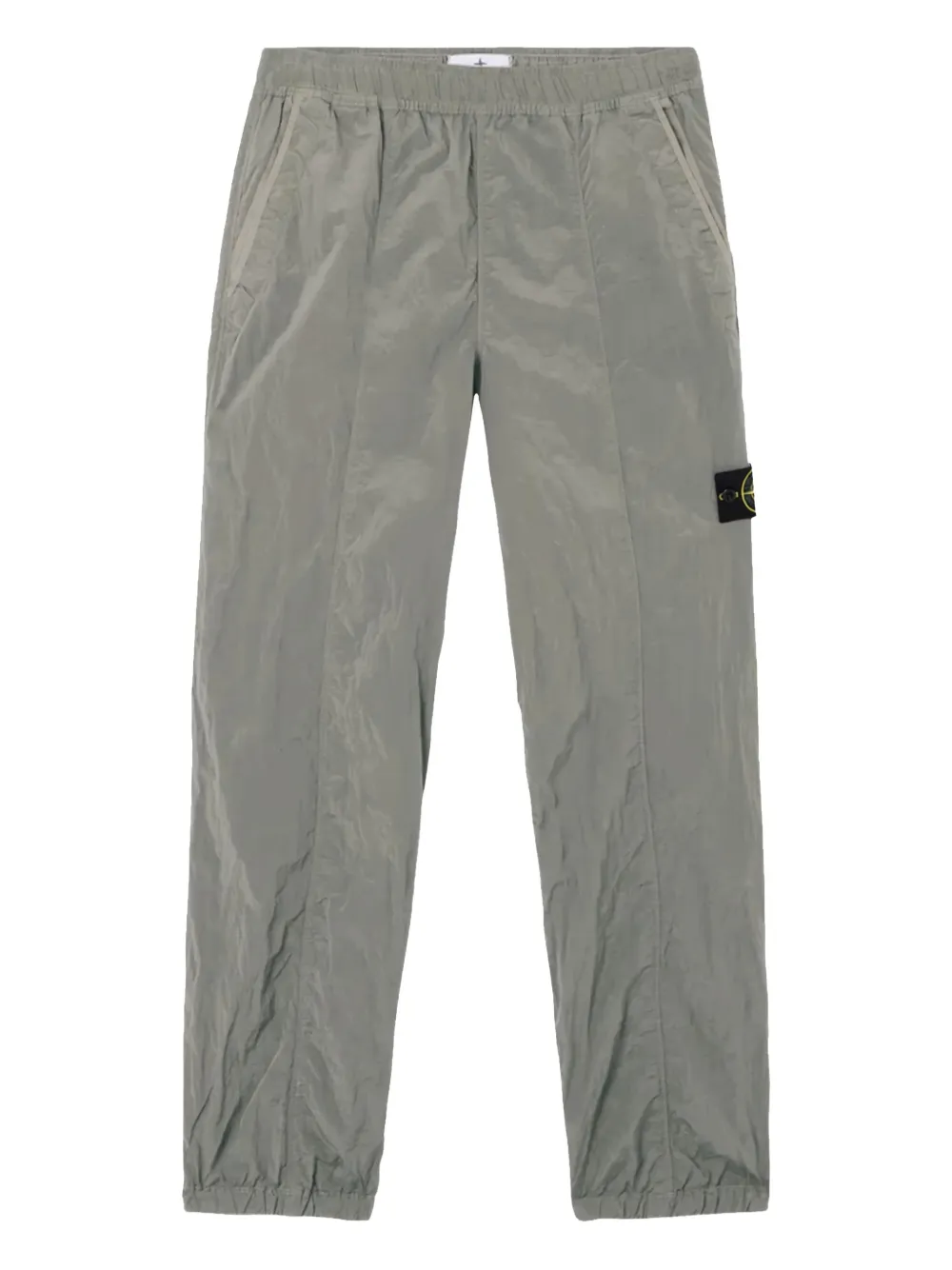 Stone Island logo-patch trousers | Grey | Image 1