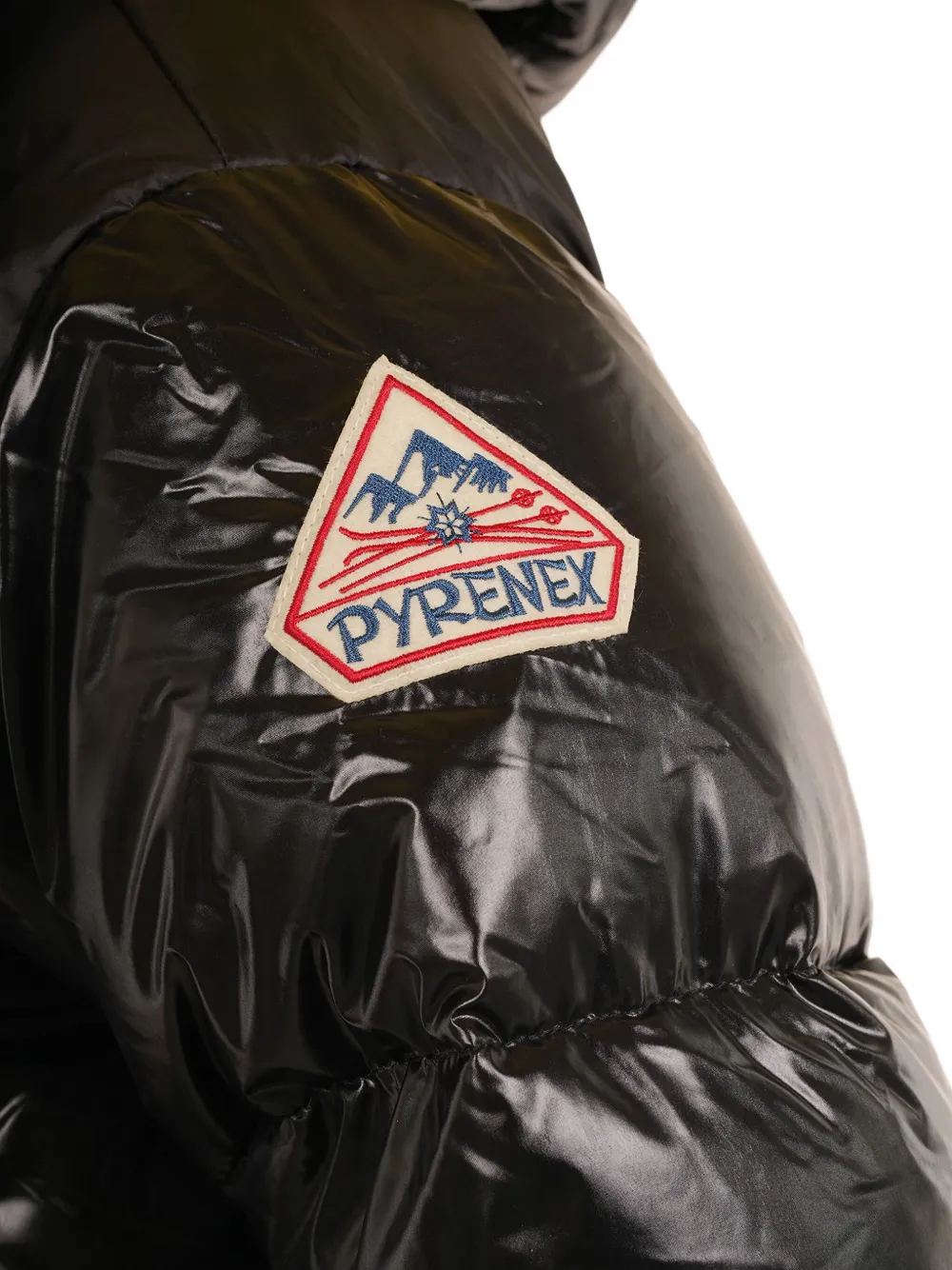 Pyrenex Hooded Padded Jacket Detachable Hood In Brown
