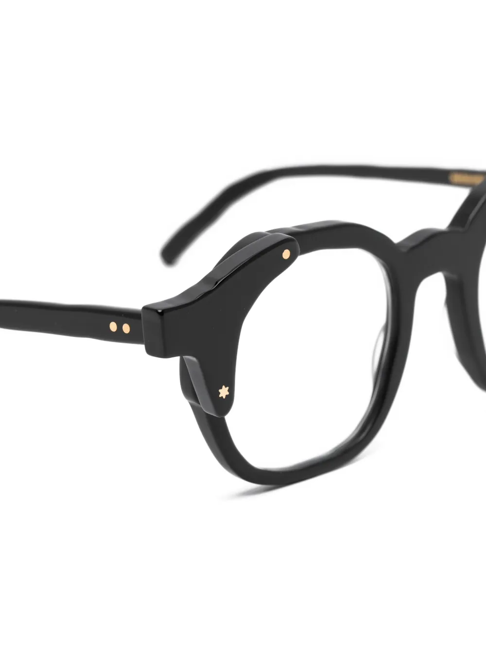  Masahiromaruyama Round-frame Glasses - Black 