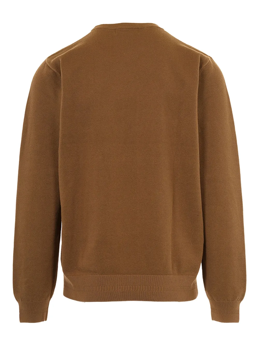Fred Perry Getextureerde trui met logo - Bruin
