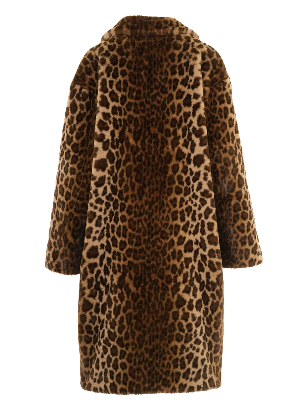 MC2 Saint Barth collared animal print coat | Faux Fur & Shearling Coats | Image 2