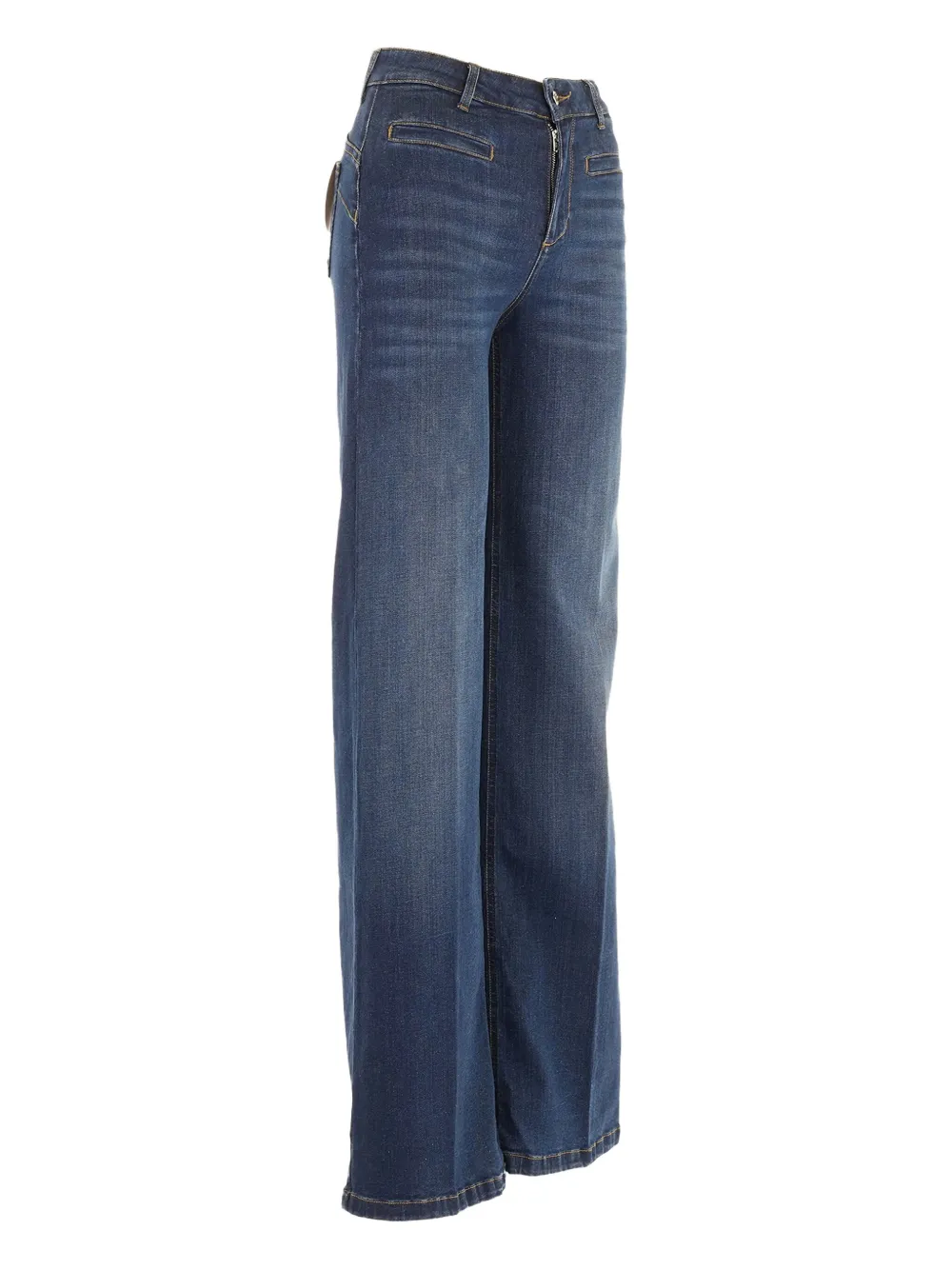 LIU JO Jeans met wijde pijpen Blauw