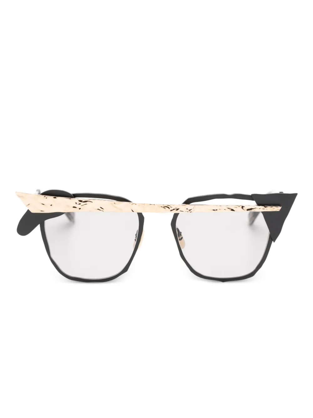 MASAHIROMARUYAMA textured-detail glasses | Black | Image 1