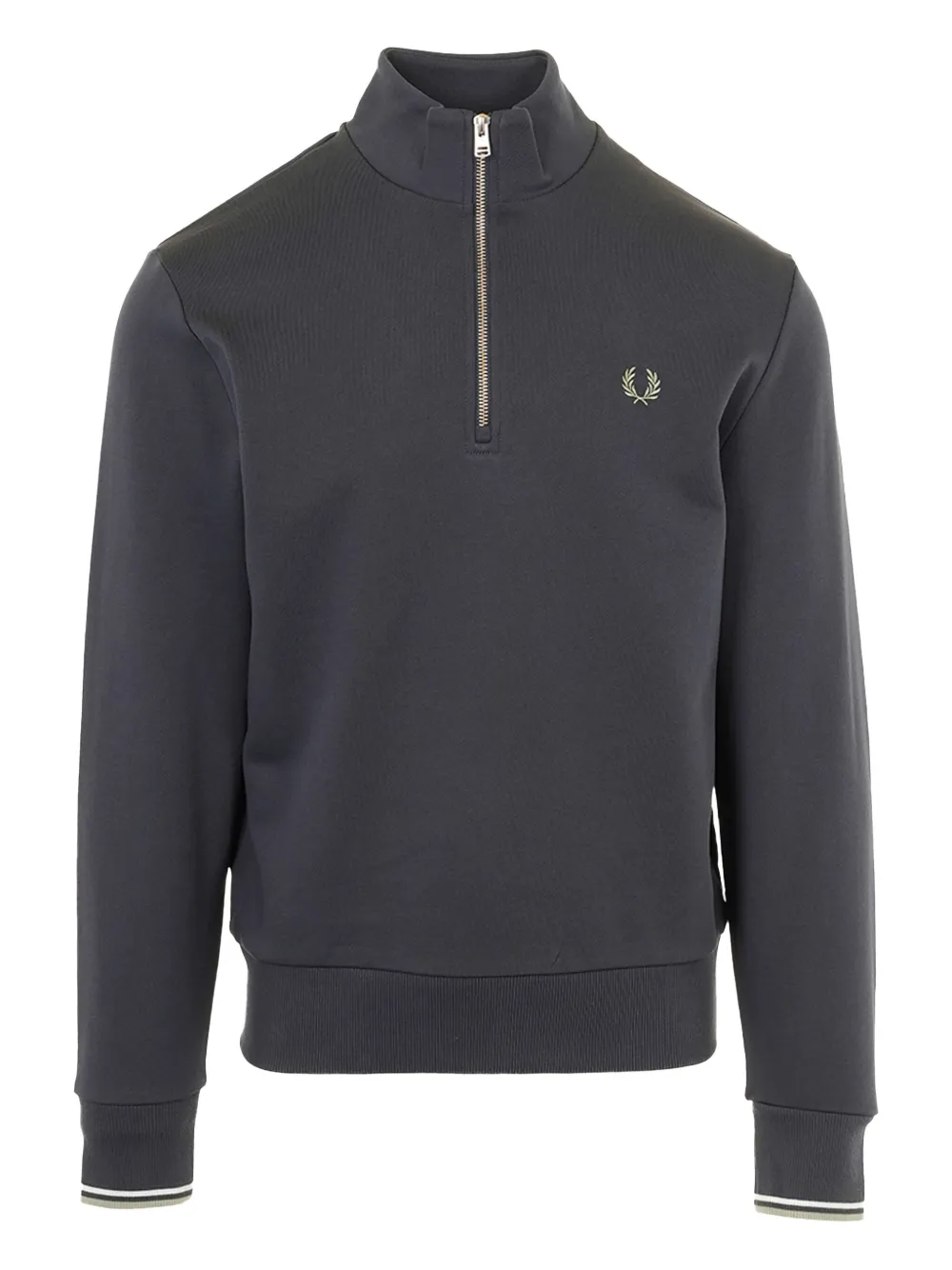 Fred Perry sudadera con medio cierre | azul | Image 1