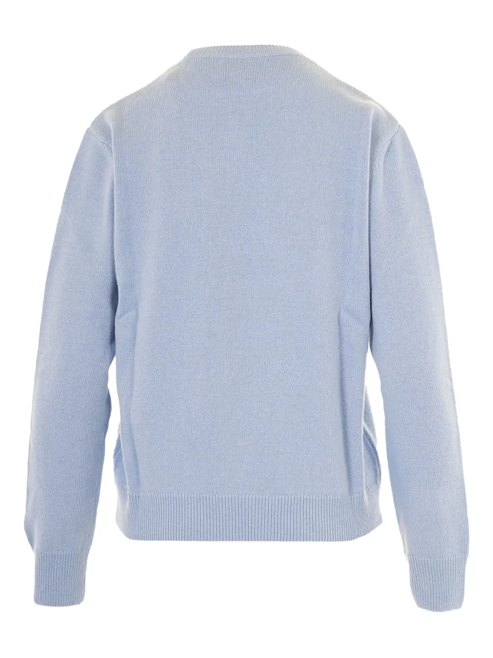 Mc2 Saint Barth Crew-neck Long-sleeve Sweater In Blue