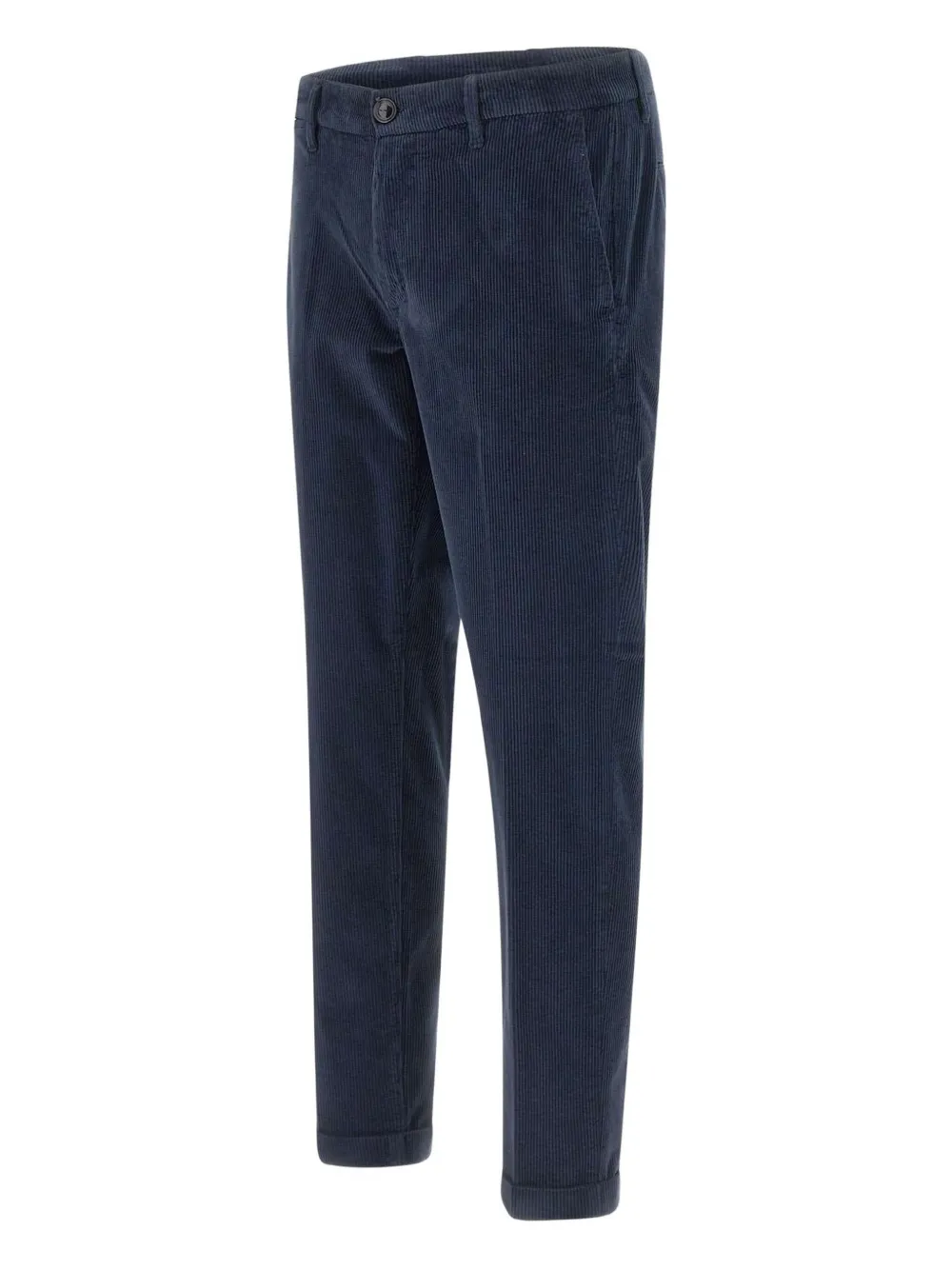 Re-hash Corduroy-texture Trousers In Blue