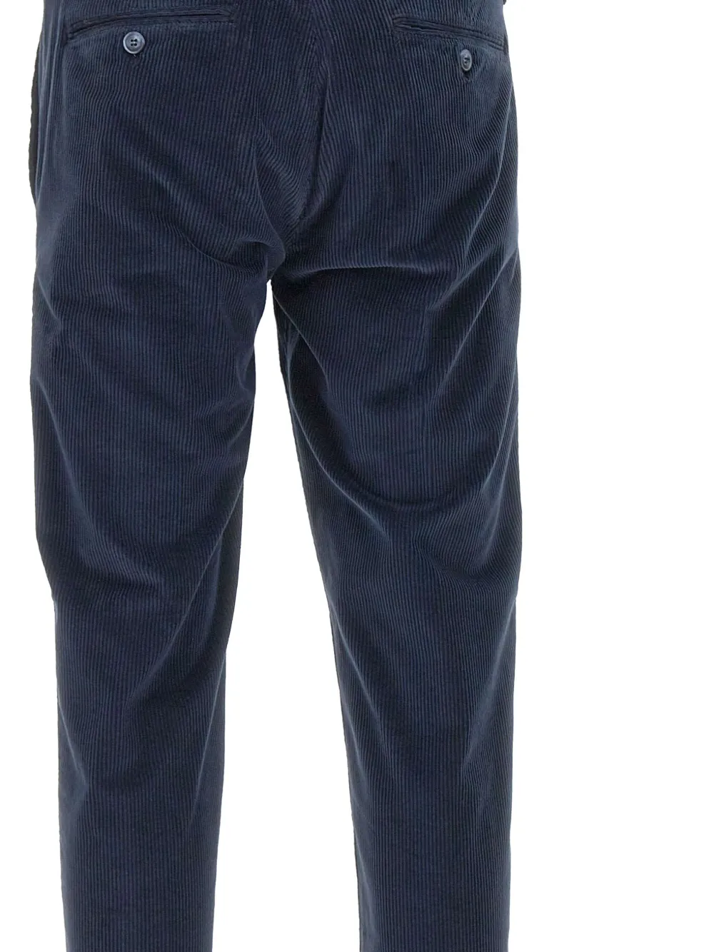 Re-hash Corduroy-texture Trousers In Blue