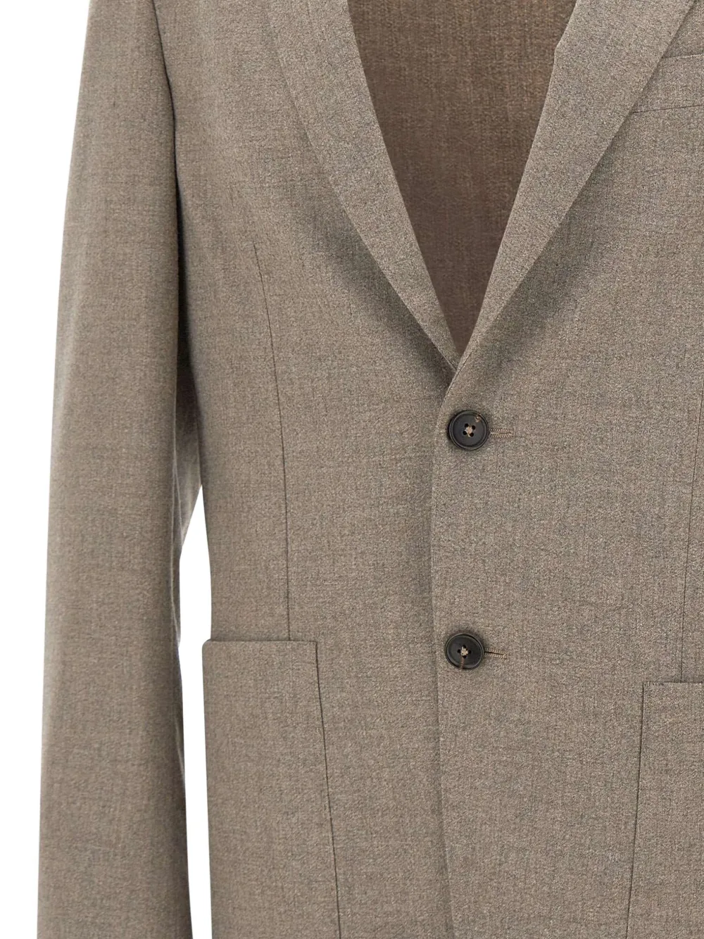 Corneliani Blazer met enkele rij knopen Beige