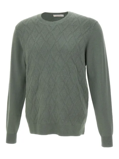 DIKTAT  diamond-pattern sweater
