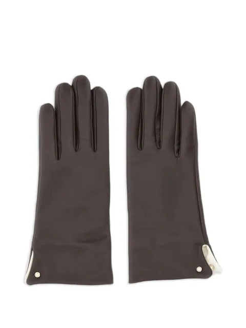 GIANNI CHIARINI logo-detail gloves