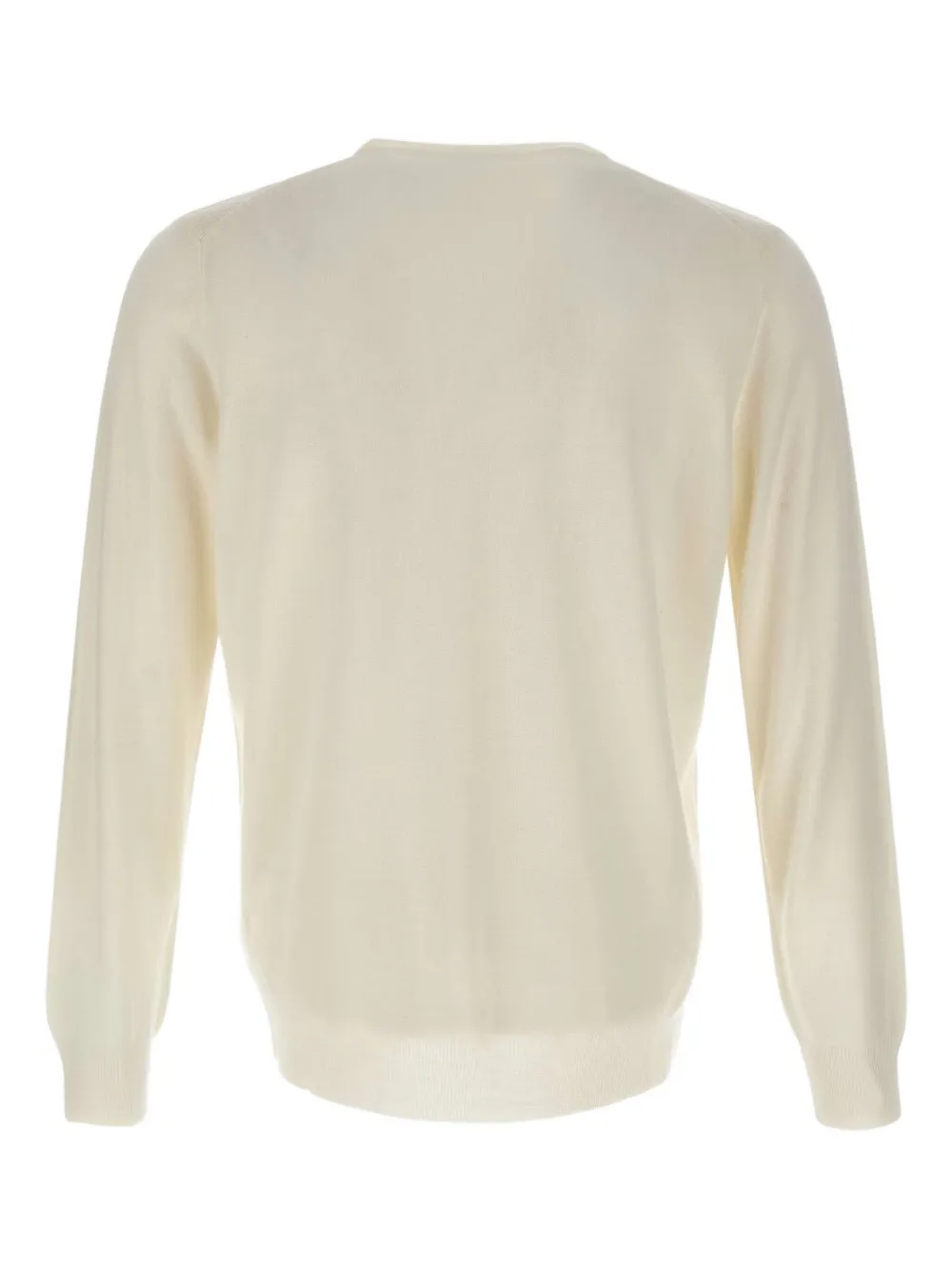 Kangra crewneck ribbed sweater - Wit