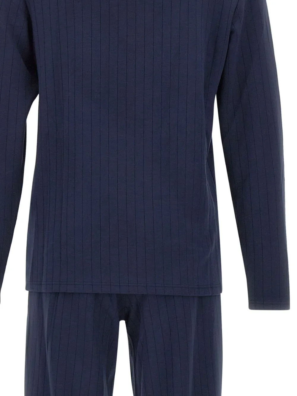 Emporio Armani Gestreepte pyjama met logo Blauw