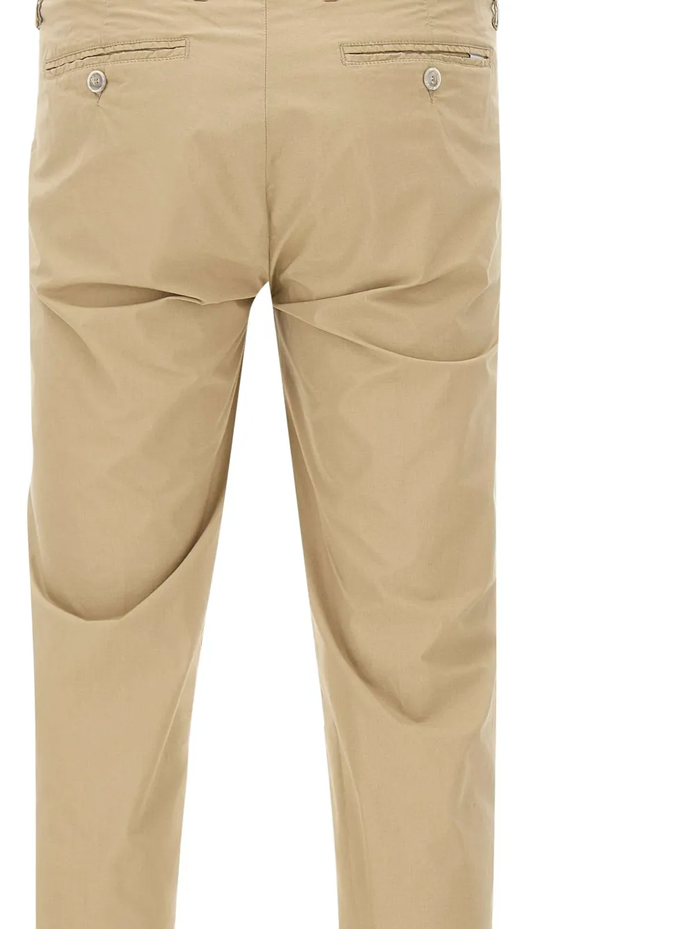 Re-hash Stretch Cuffed Trousers In Brown