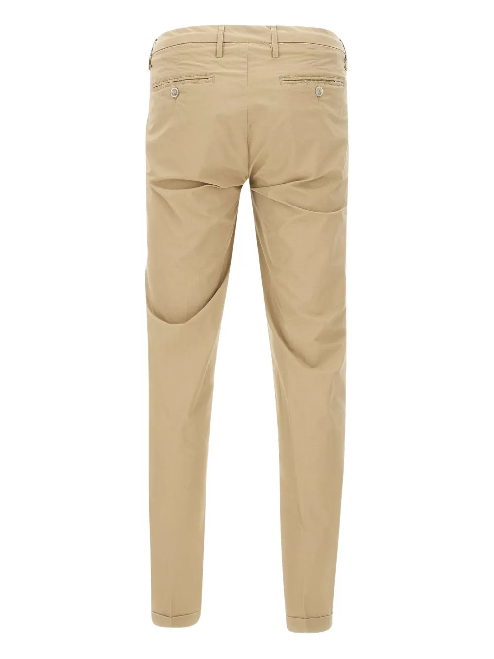 Re-hash Stretch Cuffed Trousers In Brown