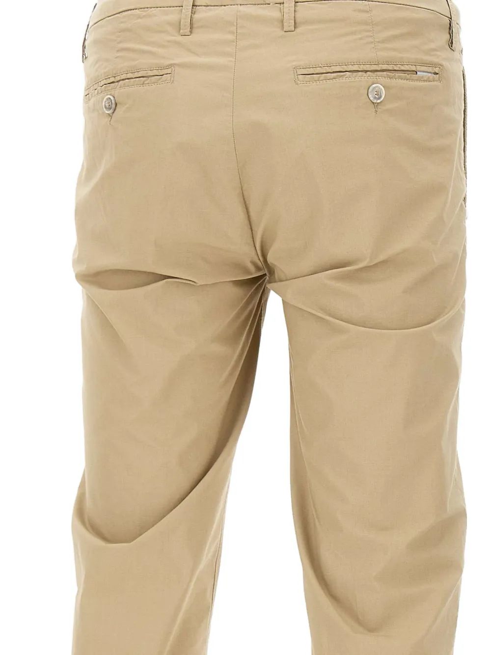 Re-hash Stretch Cuffed Trousers In Brown