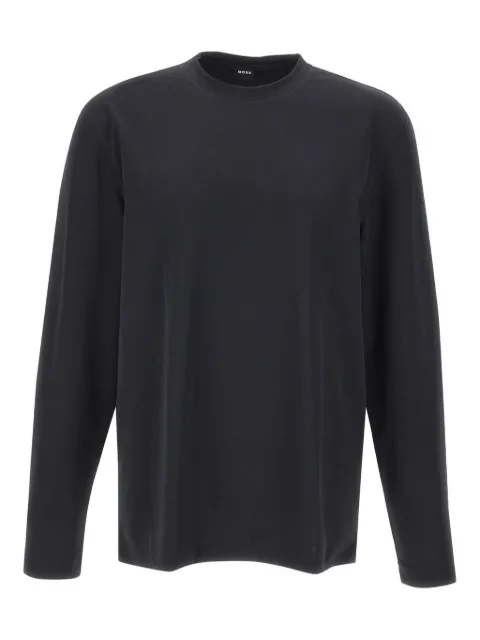 BOSS crew-neck long-sleeve sweatshirt