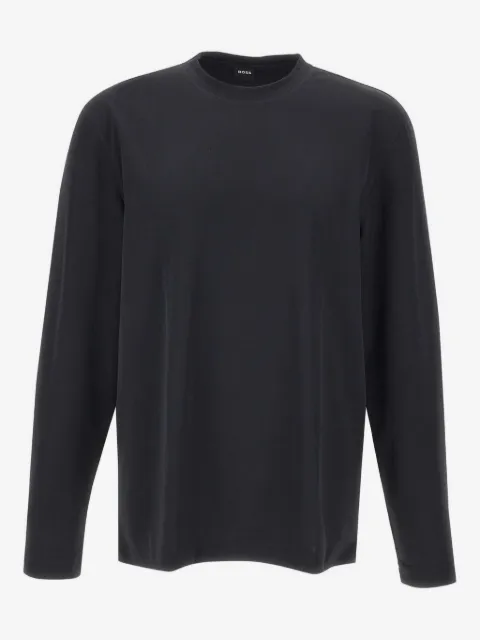 BOSS crew-neck long-sleeve sweatshirt