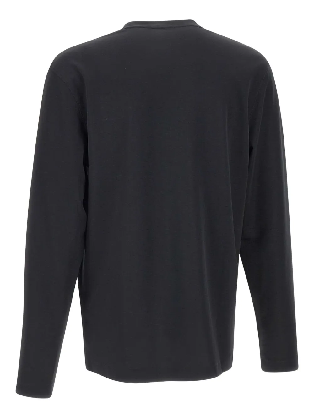 Hugo Boss Crew-neck Long-sleeve Sweatshirt In Black