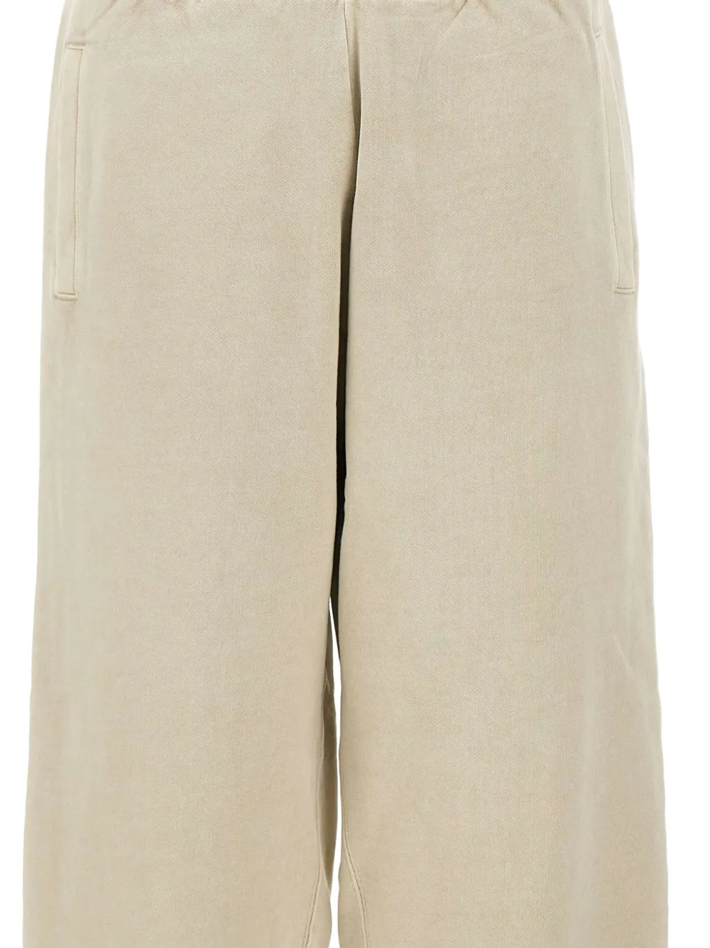 Carhartt WIP Katoenen joggingbroek met vierkant logo Beige