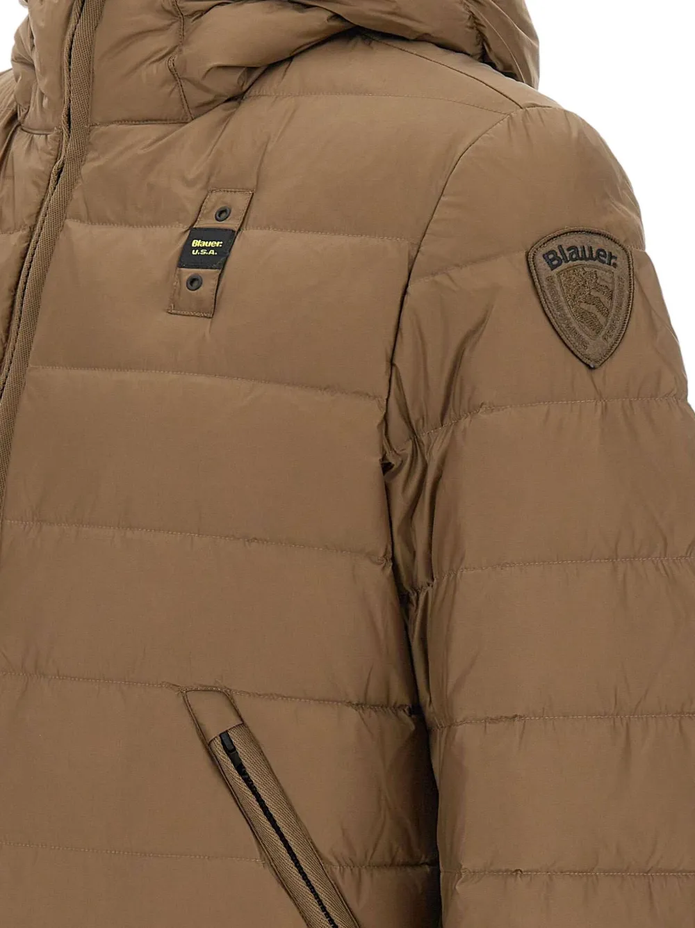 Blauer Hooded Jacket In Brown