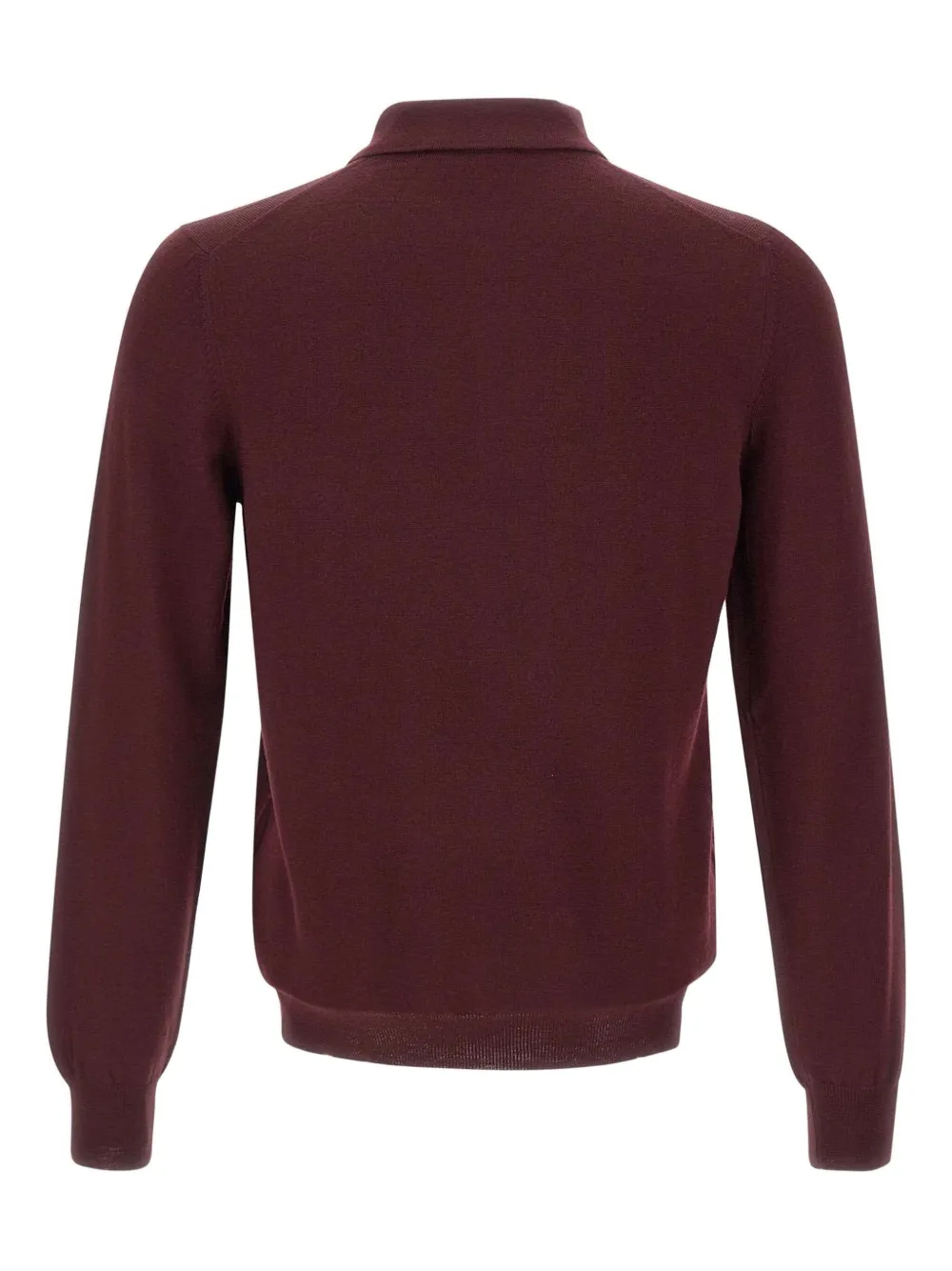Gran Sasso fine-knit polo shirt - Rood