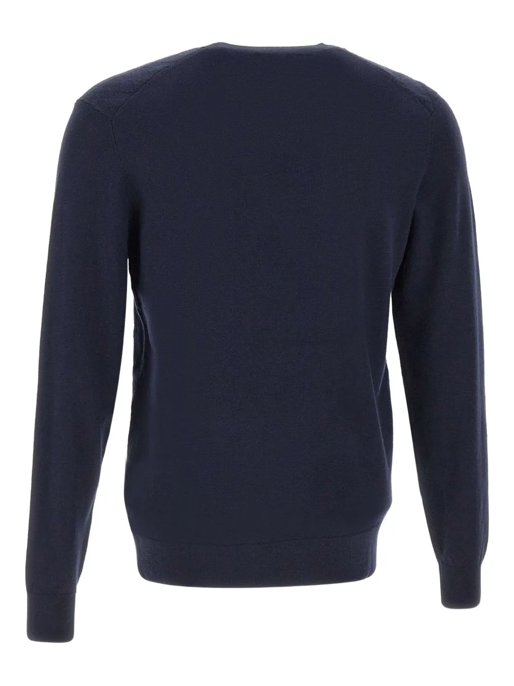  Diktat Diamond-pattern Sweater - Blue 